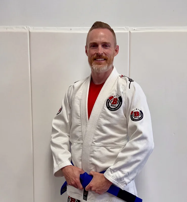 Coach Matthew, blue belt